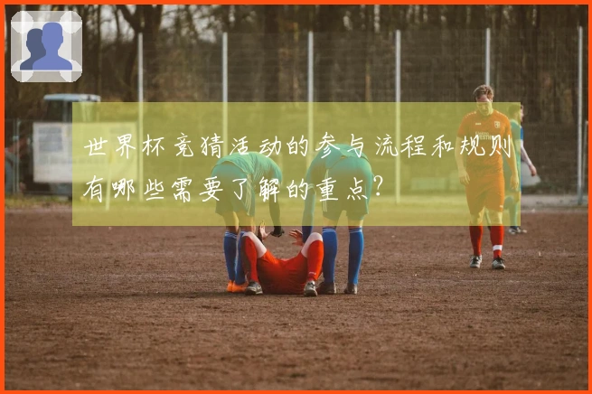 世界杯竞猜活动的参与流程和规则有哪些需要了解的重点?
