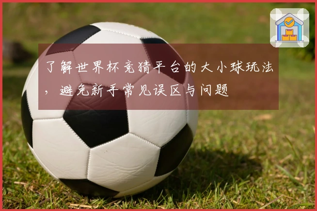 了解世界杯竞猜平台的大小球玩法，避免新手常见误区与问题